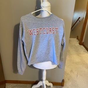 Long sleeve crop top